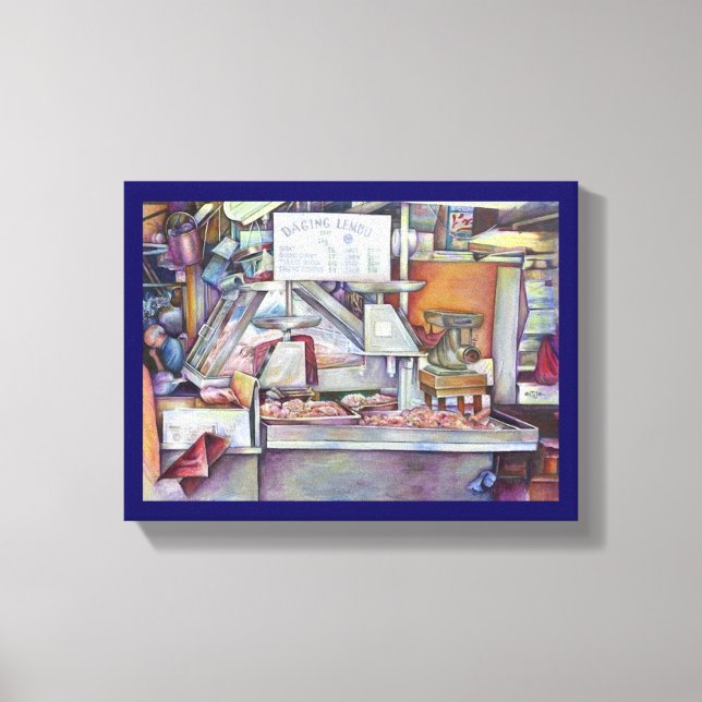 Back In Ten Minutes Forgot Wife Birthday Canvas Pr (Front)