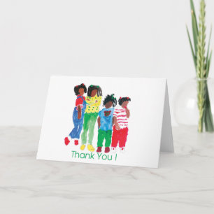 Back In The Day - Original Art by Karen Alexander Thank You Card