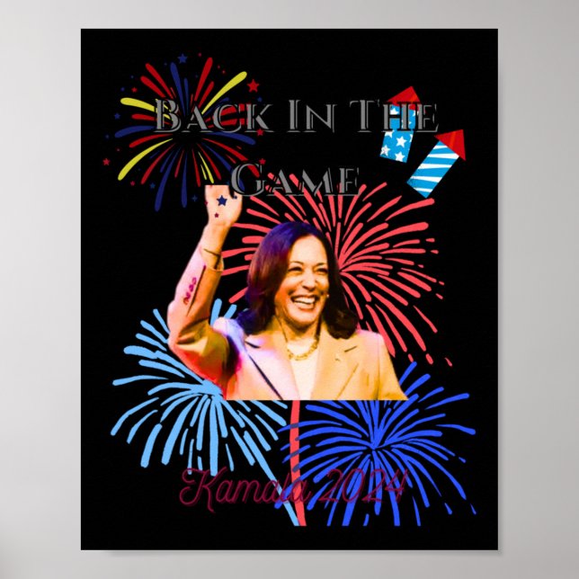Back In The Game Kamala 2024  Poster (Front)