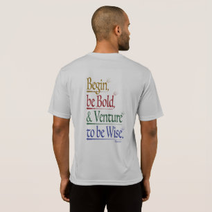 Back - Magical Horace Quote SportTek Tee