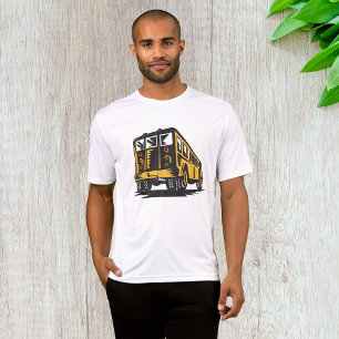 Back Of A School Bus Mens Active T-Shirt