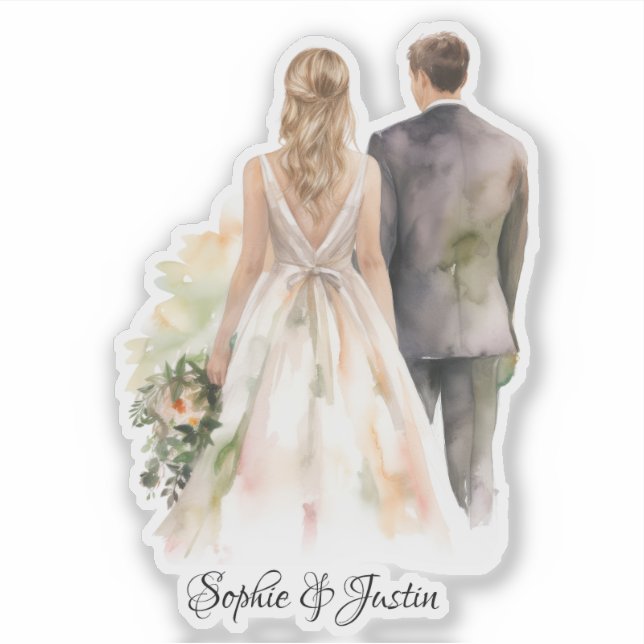 Back of Bride & Groom Personalised  (Front)