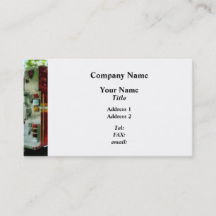 Back of Fire Truck Business Card