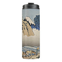 Back of Fuji mountain from Minobu river Hokusai