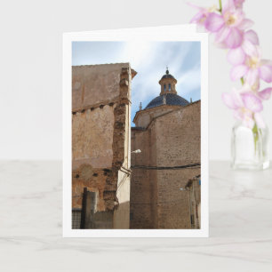 Back of Our Lady of Los Angeles Church, Valencia Card