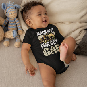 Back Off I've Got Gas Ice Road Truck Driver Baby Bodysuit