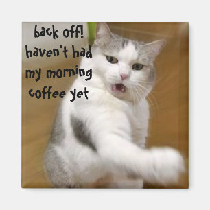 "Back Off" Magnet