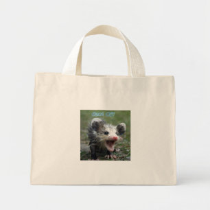 Back Off Mini Tote Bag