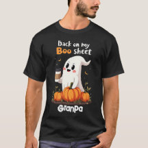 Back On My Boo Sheet Funny Halloween Boo Ghost  