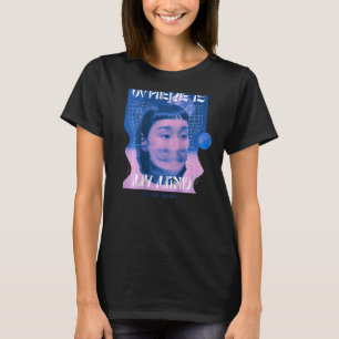 Back print Techno music Vaporwave EDM party raver T-Shirt