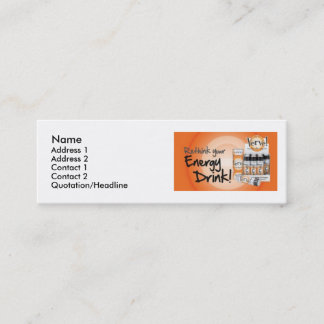 back_rethink, Name, Address 1, Address 2, Conta... Mini Business Card