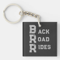 "Back Road Rides" Logo Grey Lettering