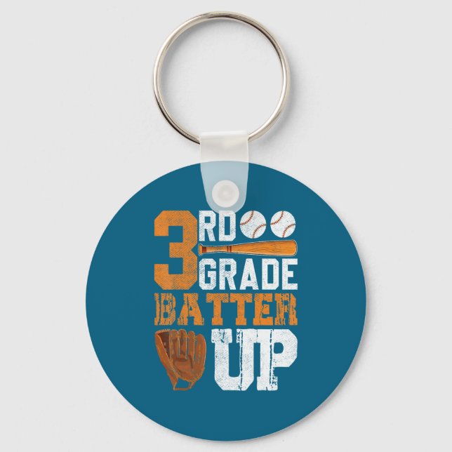 Back School 3rd Grade Students Key Ring (Front)