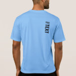 Back Side Design Print Mens Sport Activewear T-Shirt<br><div class="desc">Add Your Text Here Modern Back Design Print Template Mens Sport-Tek Competitor Activewear T-Shirt.</div>