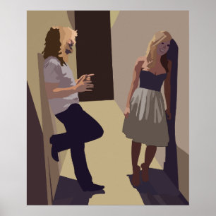 Back Stage At The Concert Poster