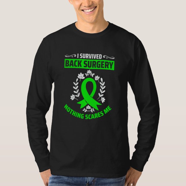 Back Surgery Recovery Scoliosis Awareness  12 T-Shirt (Front)