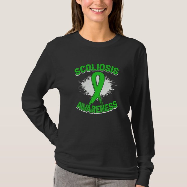 Back Surgery Recovery Scoliosis Awareness  18 T-Shirt (Front)