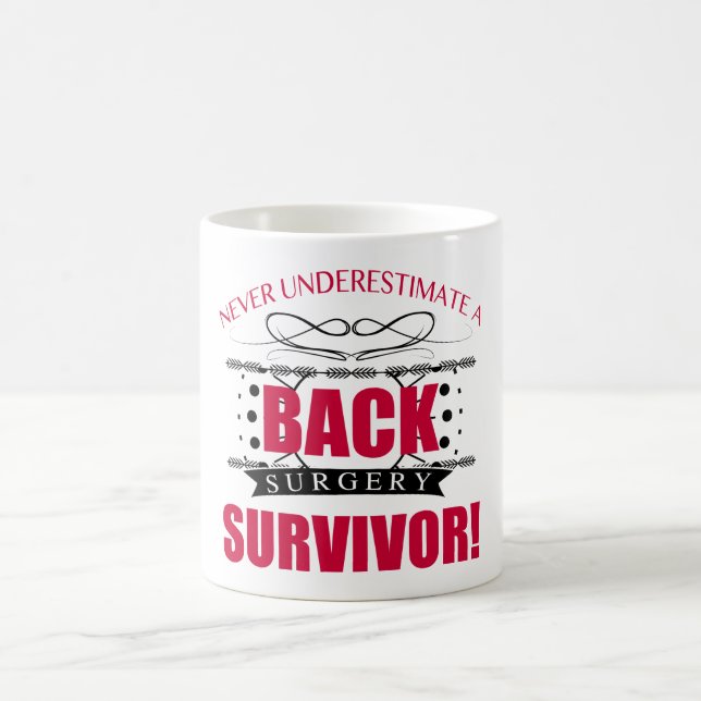 Back Surgery Survivor Coffee Mug (Center)
