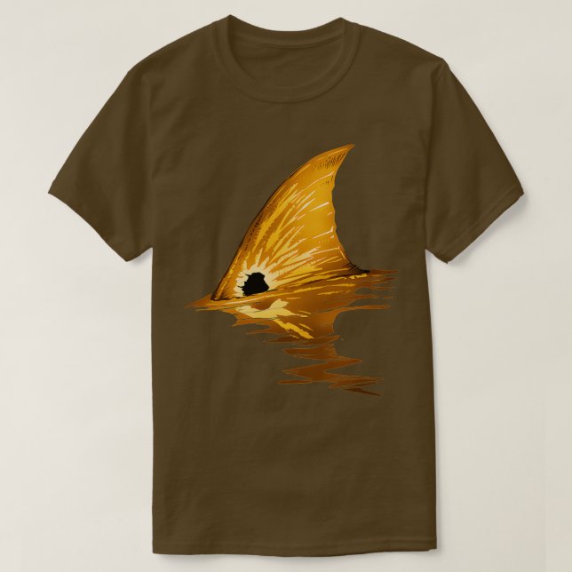 Back Tailing Redfish Red Drum Fish Redfish Tail TS T-Shirt (Design Front)