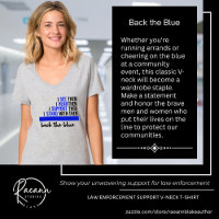 Back the Blue Law Enforcement T-Shirt