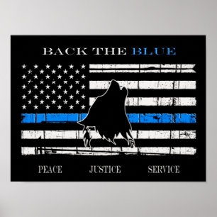 Back the Blue Poster