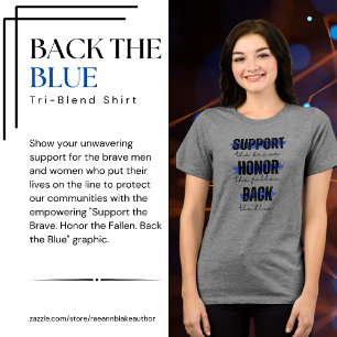 Back the Blue Tri-Blend Shirt