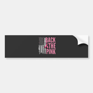 Back the Pink Breast Cancer Awareness Month  Bumper Sticker