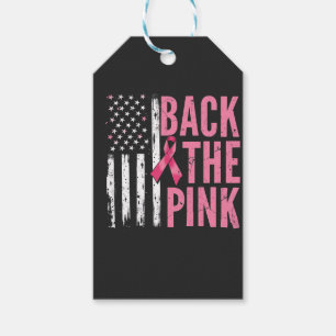 Back the Pink Breast Cancer Awareness Month  Gift Tags