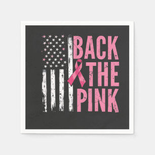 Back the Pink Breast Cancer Awareness Month  Napkin