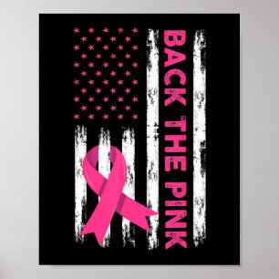 Back The Pink Breast Cancer Awareness T-Shirt62 Poster