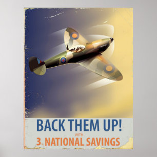 Back them up! WW2 poster