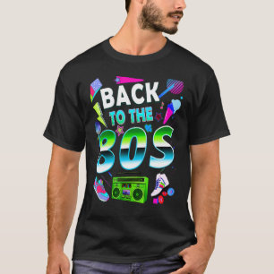 Back To 80's 1980 Vintage Retro Eighties Costume P T-Shirt