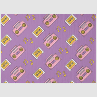 Back to 90s - Colourful Y2K Casette Player Tissue Paper