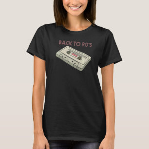 Back To 90s Mixtape Vintage Cassette T-Shirt