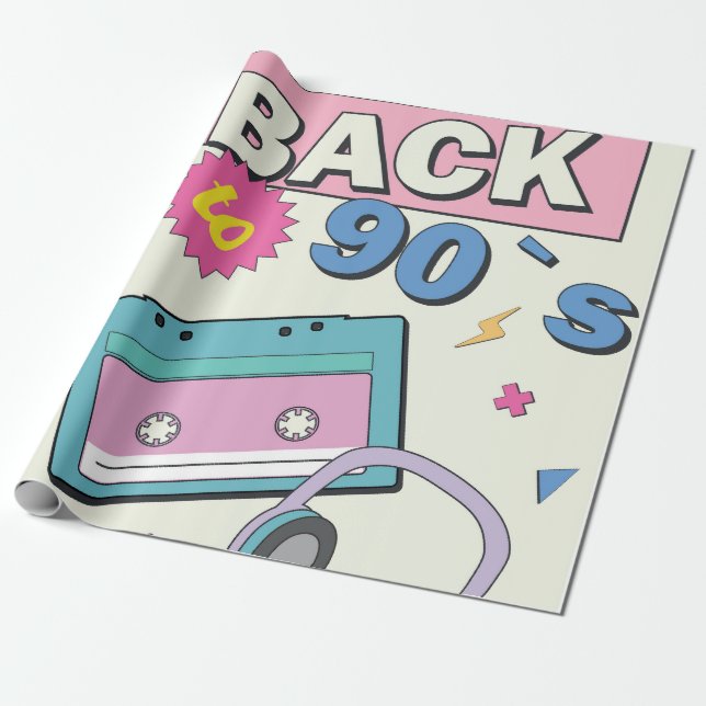 Back to 90s wrapping paper (Unrolled)