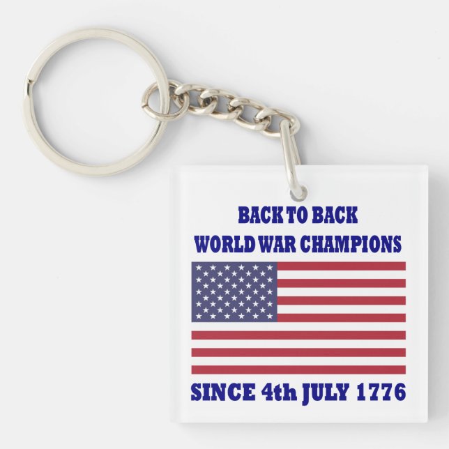 Back to back world war champions key ring (Front)
