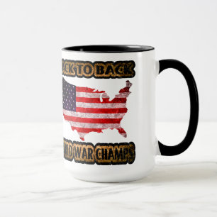 Back to Back World War Champs Mug