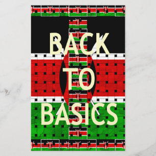 Back to Basics: Kenya Flag Themed Weaving Culture Stationery