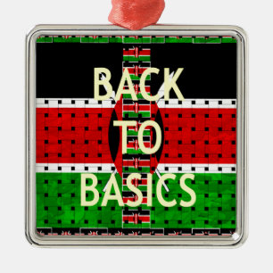 Back to Basics Metal Tree Decoration