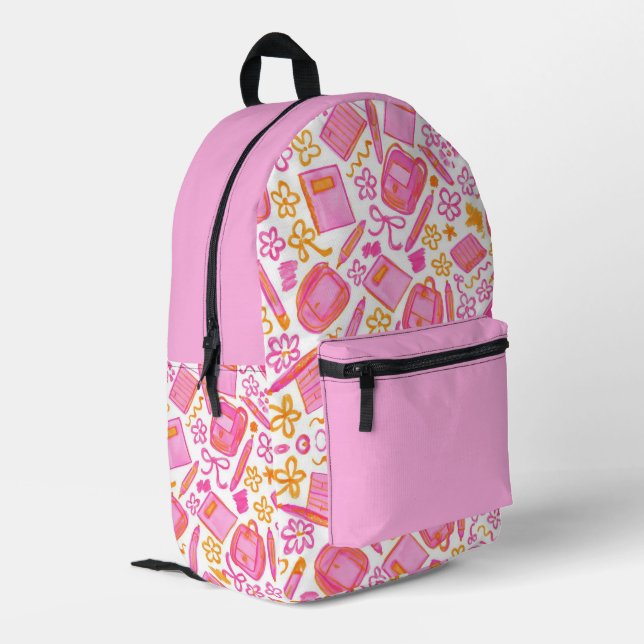 Back to Cute: School Essentials Backpack (Back Corner Left)