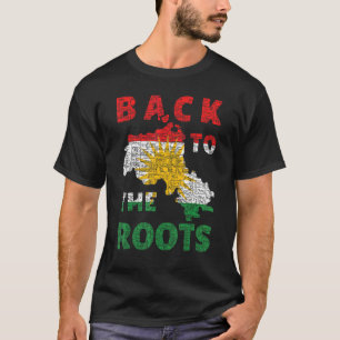 Back to Kurdistan Flag Kurdisch Kurd Erbil Kurdi K T-Shirt