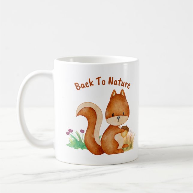 Back to nature coffee mug (Left)