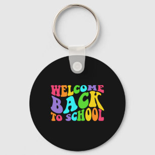 Back To School 1st Day Of School Students Teacher  Key Ring
