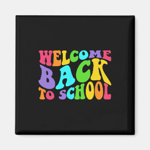 Back To School 1st Day Of School Students Teacher Magnet