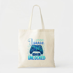 Back To School 1st Grade First Day Grade Unlocked Tote Bag