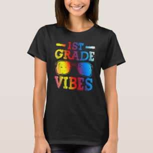 Back To School 1st Grade Vibes First Day Teacher K T-Shirt