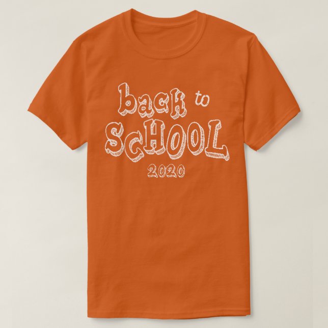 Back To School 2020 T-Shirt (Design Front)