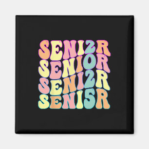 Back To School 2025 Senior 2025 Cl Of 2025 Magnet