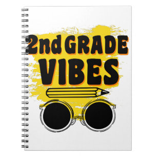 Back To School 2nd Grade Vibes Shirt First Day Kid Notebook