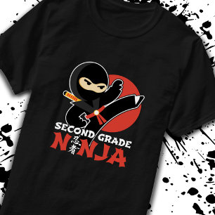 Back To School - 2nd Grader - Second Grade Ninja T-Shirt
